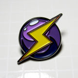 1 3/8" Enamel Pin - Lightning Orb