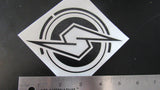 Dread S-Logo Decal, available in black or white, 5", 6" or 8"