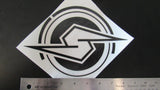 Dread S-Logo Decal, available in black or white, 5", 6" or 8"
