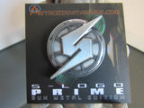 2" Enamel Pin - Prime S-Logo Gun Metal Edition