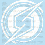 Dread S-Logo Decal, available in black or white, 5", 6" or 8"