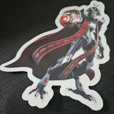 Big Bad Bird Boss 5" Clear Sticker