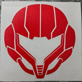 4.5" Hunter Helmet Decal, Red