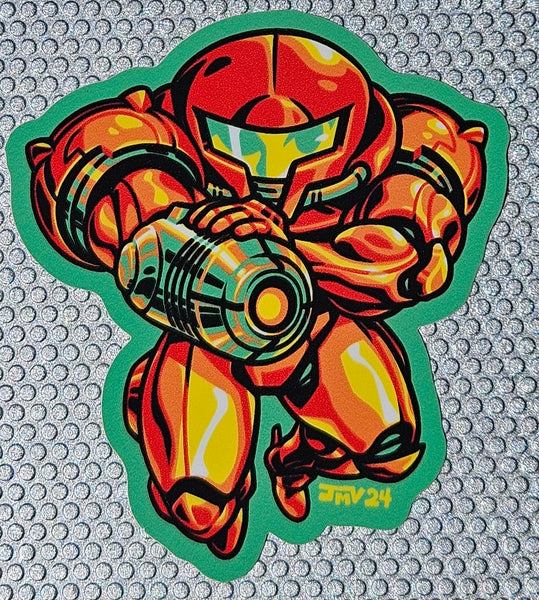 SUITED Chibi Hunter 3.5 inch sticker