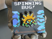 1.25" Enamel Pin - Spinning Bug!