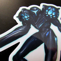 MDb Bestiary: Dark Hunter 5" Clear Sticker