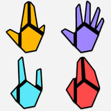 Beam Icons - 4" Magnets