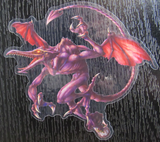 MDb Bestiary: Space Dragon 5" Clear Sticker