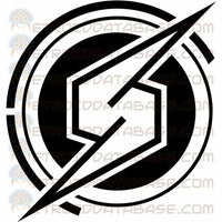 Decals - Dread S-Logo, black or white (Multiple sizes)